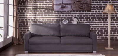 Felix Diego Dark Gray Sofa Bed in Fabric by Istikbal