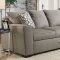 Venture Sectional Sofa 53830 in Smoke Fabric by Acme