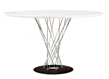 Harmony Dining Table w/White Glass Top by J&M [JMDS-Harmony]