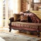 Lyon Chaise 685 in Fabric w/Crystal Tufting