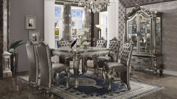 Versailles Counter Height Table 66835 in Antique Platinum - Acme [AMDS-66835-Versailles]