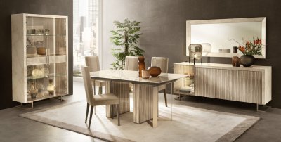 Luce Light Dining Table by ESF w/ Options