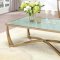 Orlando Coffee & End Table 3Pc Set 80340 in Champagne by Acme