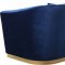 Arabella Sofa 617 in Navy Velvet Fabric by Meridian w/Options