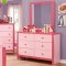 Marlee 4Pc Youth Bedroom Set CM7651PK in Pink w/Options