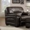 Truffle-Brown Top Grain Leather Modern Sofa & Loveseat Set