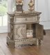 Northville Nightstand Set of 2 26935 in Antique Silver by Acme