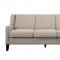 Roweena Sofa & Loveseat1218F1S in Beige Fabric by Homelegance