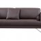 Bruno Sectional Sofa in Espresso Premium Leather by J&M