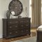 Moluxy 4Pc Bedroom Set B596 in Cherry Finish by Ashley Furniture