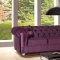 Chesterfield Sofa in Prune Micro Velvet by Rain w/Options