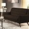 Baby Natalia Sofa Set in Black 511034 by Coaster w/Options