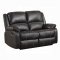 Zuriel Motion Sofa LV52285 in Black PU by Acme w/Options