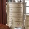 Monaco Bedroom in Antique Style White w/Optional Case Goods