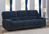 Dundee Power Sofa 603371PP in Navy Blue by Coaster w/Options