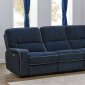 Dundee Power Sofa 603371PP in Navy Blue by Coaster w/Options