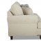 Alexa Sofa in Cream Fabric by Klaussner w/Options