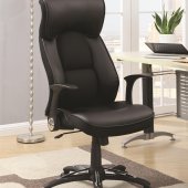 800047 Office Chair in Black Vinyl by Coaster