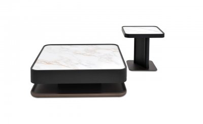 459E4 Coffee Table by J&M w/Ceramic Top & Optional End Tables