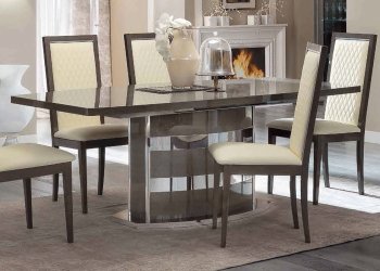 Platinum Fixed Dining Table in Silver Birch by ESF [EFDS-Platinum Fixed]