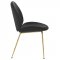 Scoop Dining Chair 3548 Set of 2 in Black Velvet by Modway