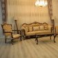 FD227 Sofa & Loveseat Set in Brown by FDF w/Options