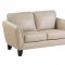 Spivey Sofa 9460BE in Beige Leather by Homelegance w/Options