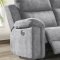 Thomas Power Motion Sectional Sofa in Gray Fabric by Klaussner