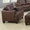 Samuel Sofa & Loveseat Set Brown Leatherette 504071 by Coaster