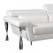 U8180 Sofa in White Bonded Leather by Global w/Options