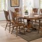 Brooks Dining Table 104270 by Coaster in Oak w/Options