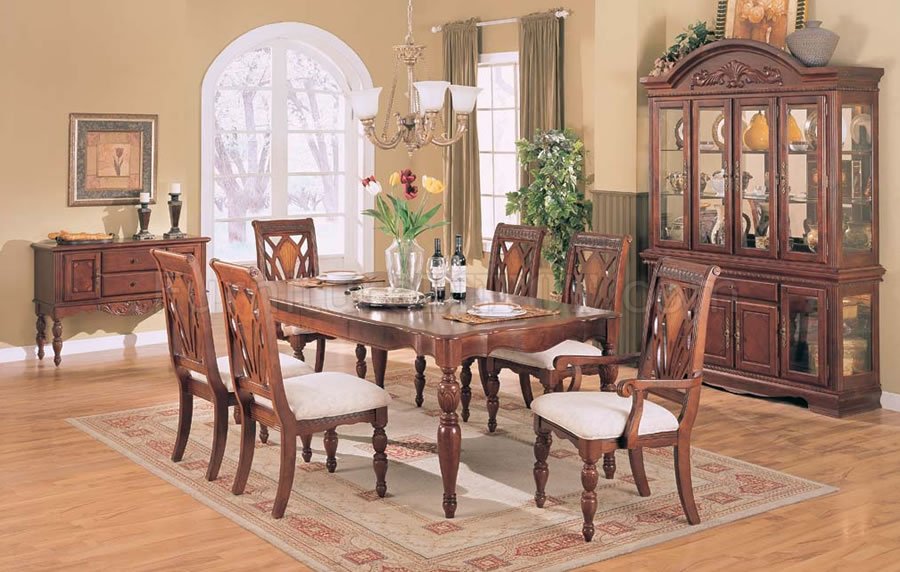 06393 & 02977 Westminster Dining Set in Cherry by Acme