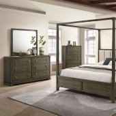 Gran Park Bedroom Set 5Pc 224931 in Dark Cocoa by Coaster