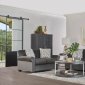 Mayhew Sofa in Charcoal Fabric by Klaussner w/Queen Sleeper