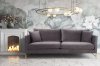 Massi Sofa TOV-S6166 in Grey Velvet Fabric by TOV Furniture