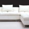 2936 Sectional Sofa in White Leather by VIG