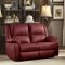 Zuriel Motion Sofa LV52150 in Red PU by Acme w/Options