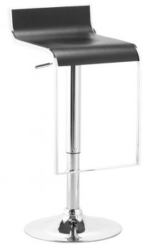 Set of 2 Black or White Bar Stools with Vinyl Seat [ZBA-Eaton Bar Stool]