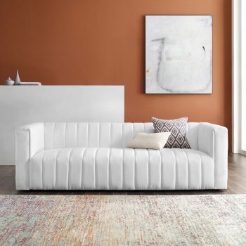 Reflection Sofa in White Fabric by Modway [MWS-3881 Reflection White]