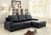 Grenoble 8440BK Sectional Sofa by Homelegance