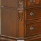 Mahogany Finish Traditional Storage Bed w/Optional Case Goods