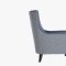 Palmer Accent Armchair in Navy Fabric by Bellona