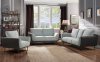 U848 Sofa & 2 Chairs Set in Fabric & PU by Global w/Options