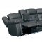 Kalmar Power Reclining Sectional 8255GY in Gray by Homelegance