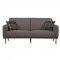 U819 Sofa & Loveseat Set in Dark Gray Fabric by Global w/Options