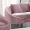 Serpentine Sofa 679 in Pink Velvet Fabric by Meridian w/Options