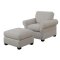 Bucco Sofa & Loveseat Set C72 in Beige Fabric w/Options