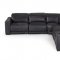 Thelma Motion Sectional Sofa in Black Full Leather by VIG