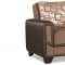 Mondo Sofa Bed Convertible in Brown Fabric by Casamode w/Options