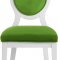 Lotus Dining Chair 747 Set of 2 Green Velvet Fabric by Meridian